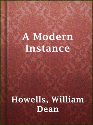 cover image of A Modern Instance
